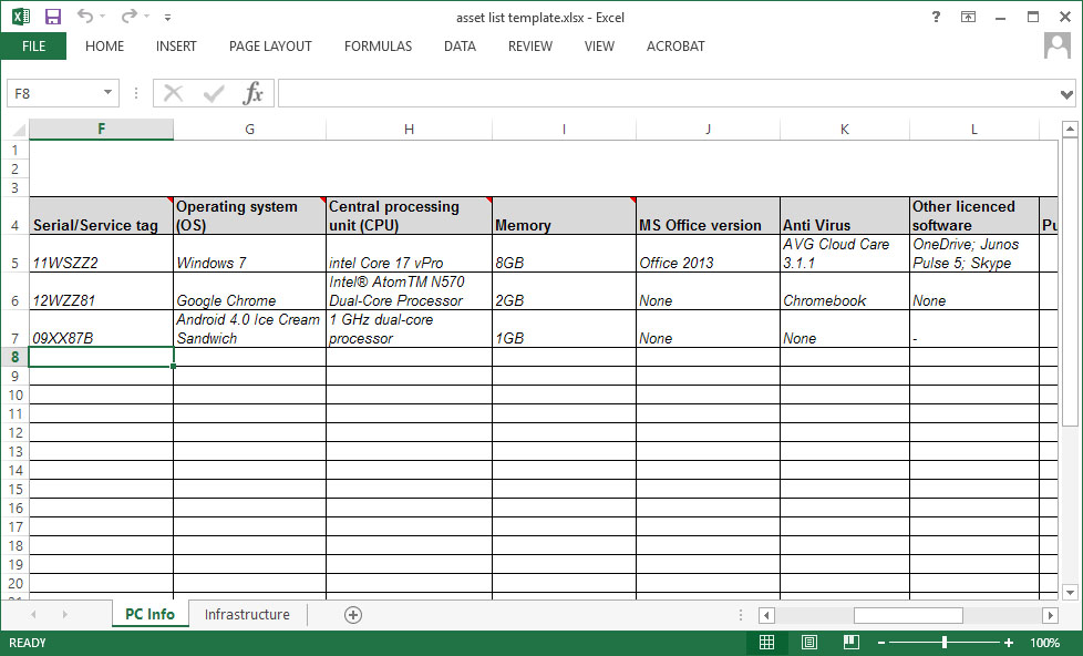 financial-inventory-worksheets